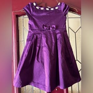 Girls Size 3 Gymboree Brand Purple Dress NWT